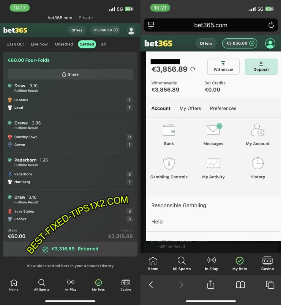 BEST FIXED TIPS 1X2 COM