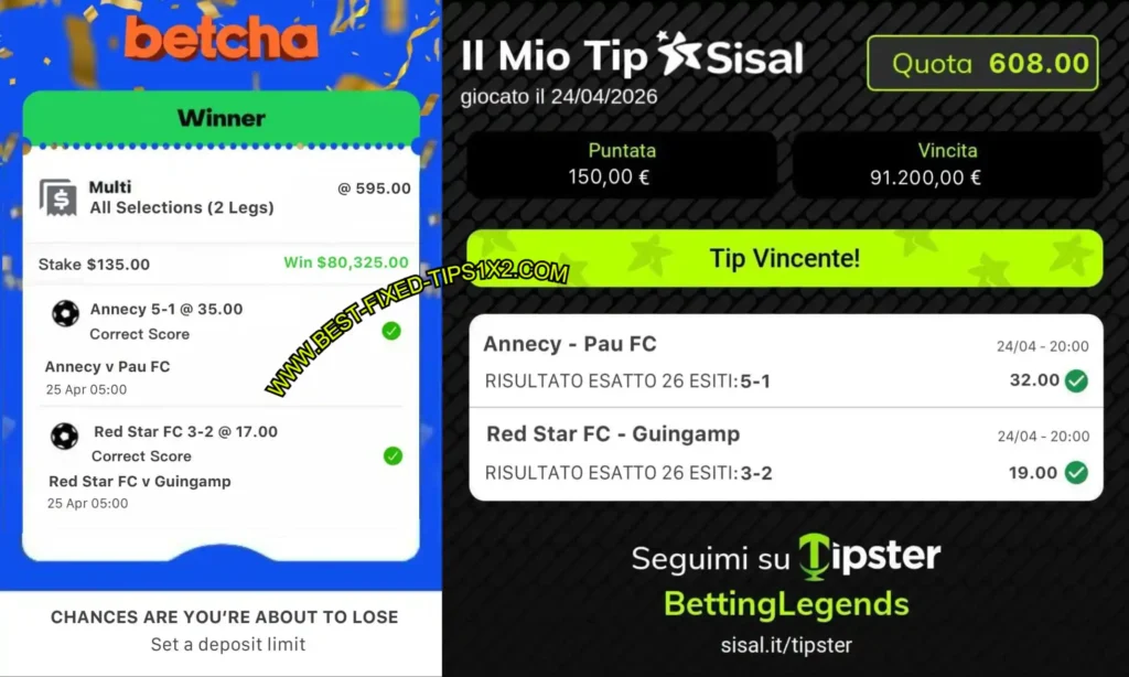 BETCHA CORRECT SCORE BETTING TIPS